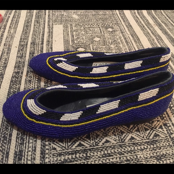 Vintage*** Caparros beaded flats - Picture 4 of 4